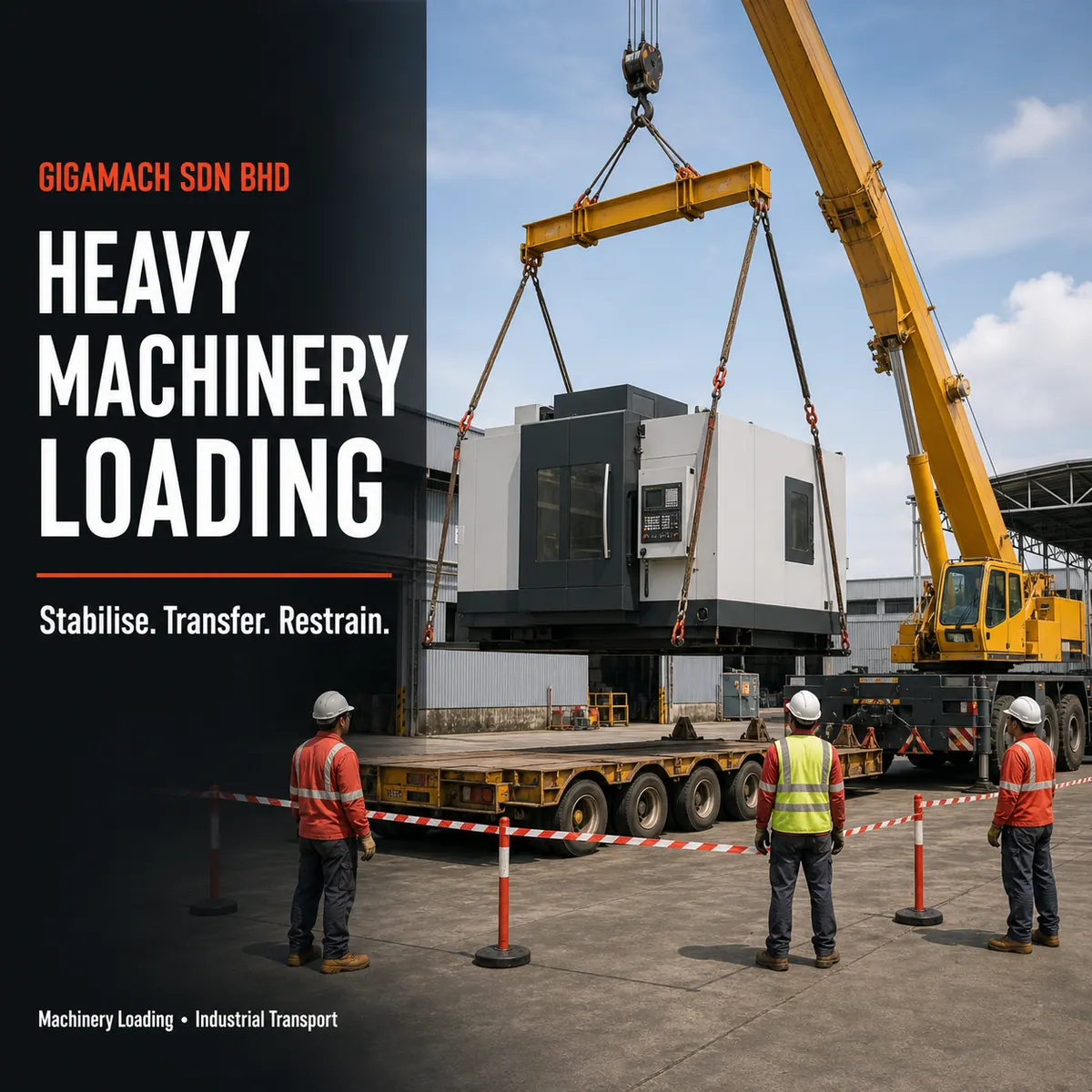 Crane or Forklift for Machinery Handling: How Is the Method Selected?